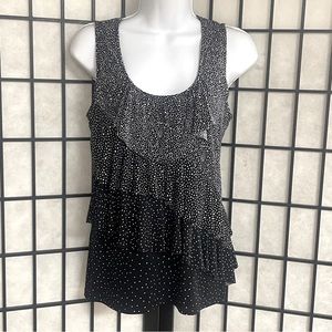 White House Black market ladies layered tank top size small